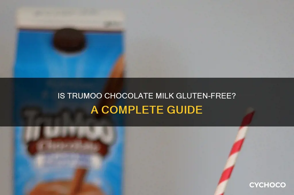 is trumoo chocolate milk gluten free