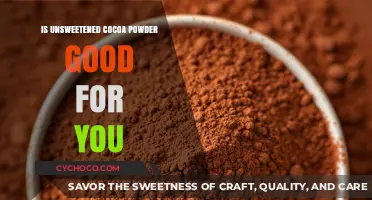 Exploring the Health Benefits of Unsweetened Cocoa Powder