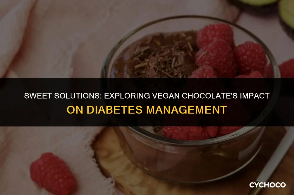 is vegan chocolate good for diabetics