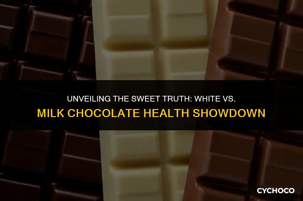 is white chocolate healthier than milk chocolate