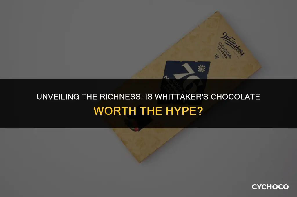 is whittakers chocolate good
