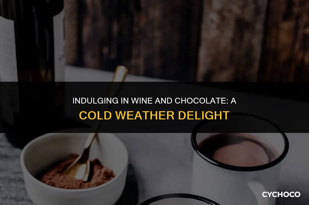 is wine and chocolate good if yo have cold