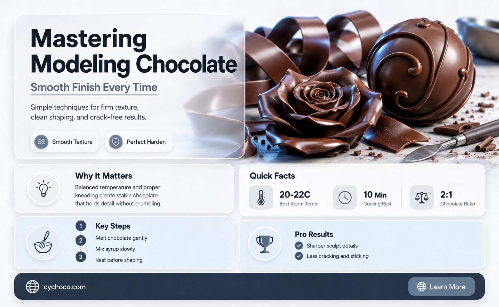 how to get modeling chocolate to harden
