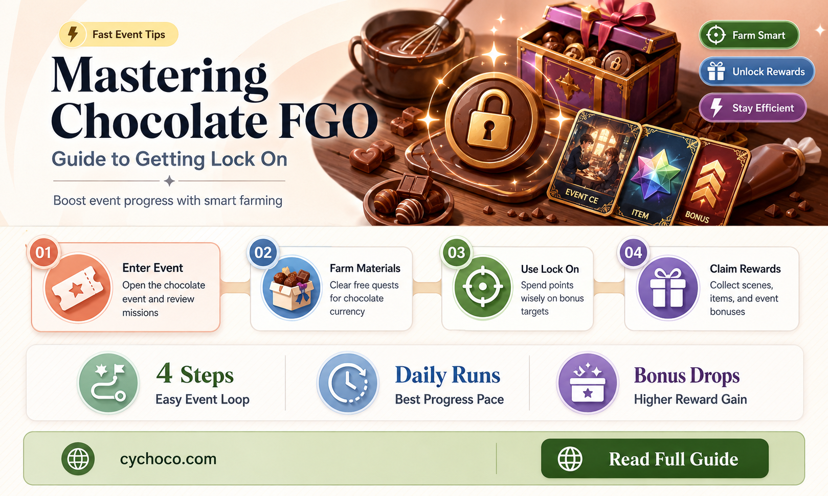 how to get lock on chocolate fgo
