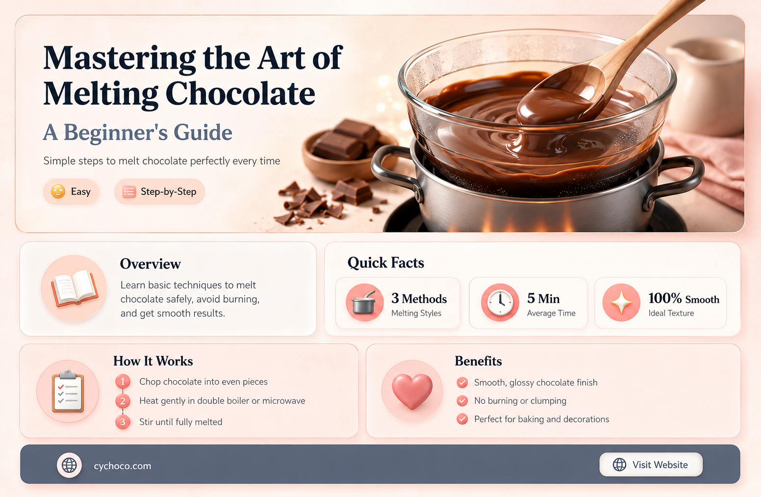 what do you need to melt chocolate