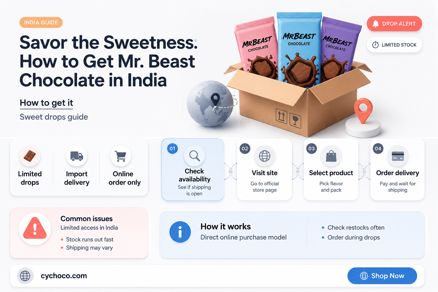 how to get mr beast chocolate in india