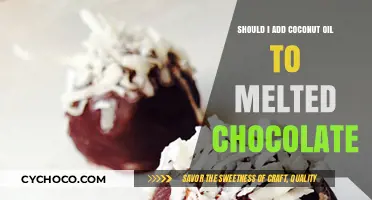 Sweet Fusion: Coconut Oil's Surprising Benefits in Melted Chocolate