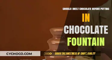 Melting Chocolate for Fountains: A Guide to Perfect Consistency
