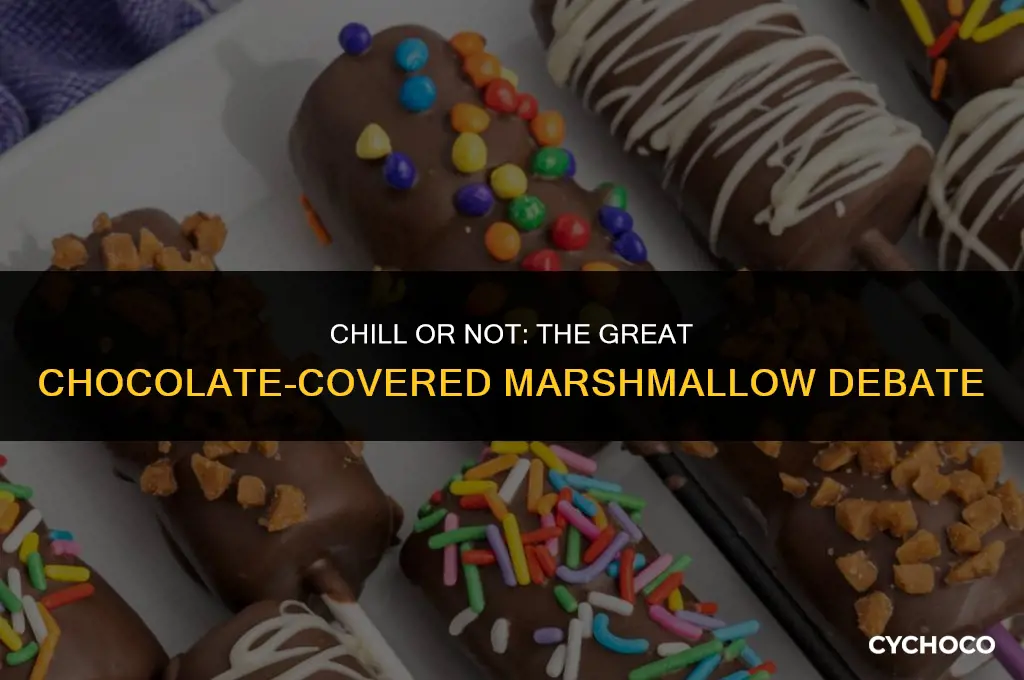 should i refrigerate chocolate covered marshmallows