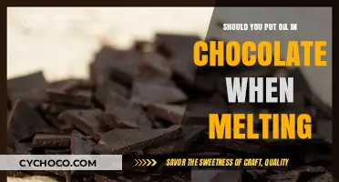 The Sweet Debate: Oil's Role in Melting Chocolate Explained