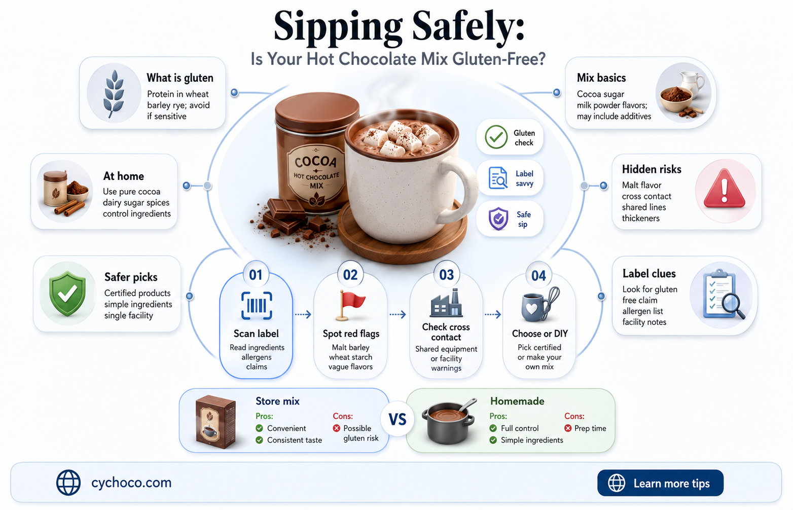 is hot chocolate mix gluten free