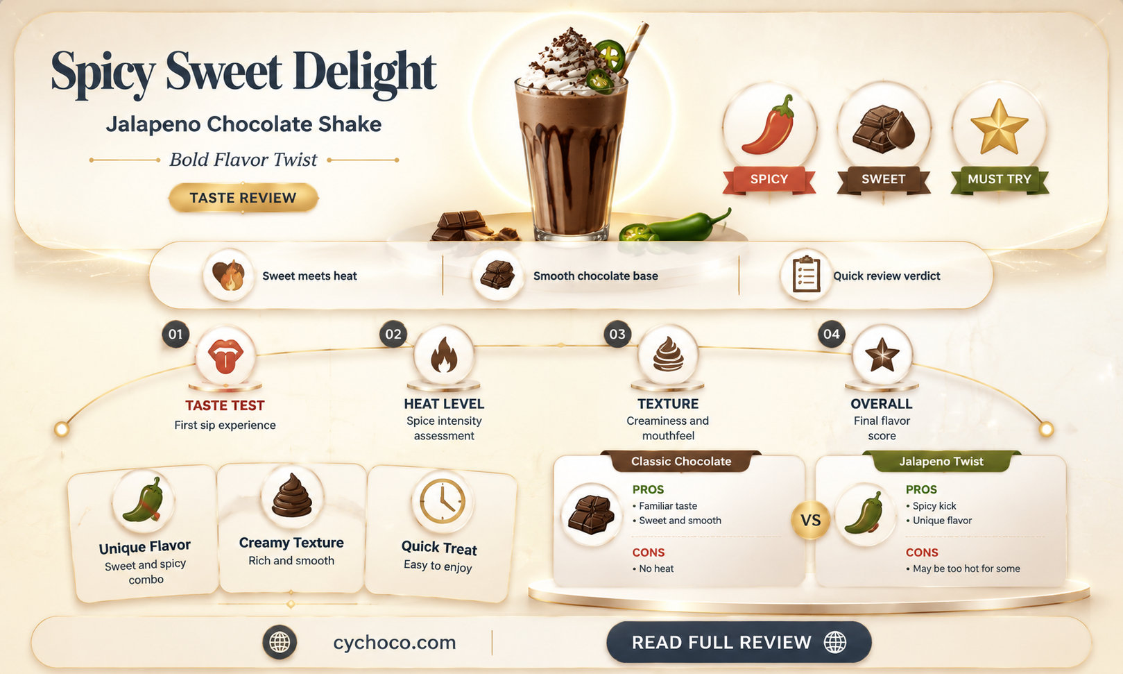 is the jalapeno chocolate shake good