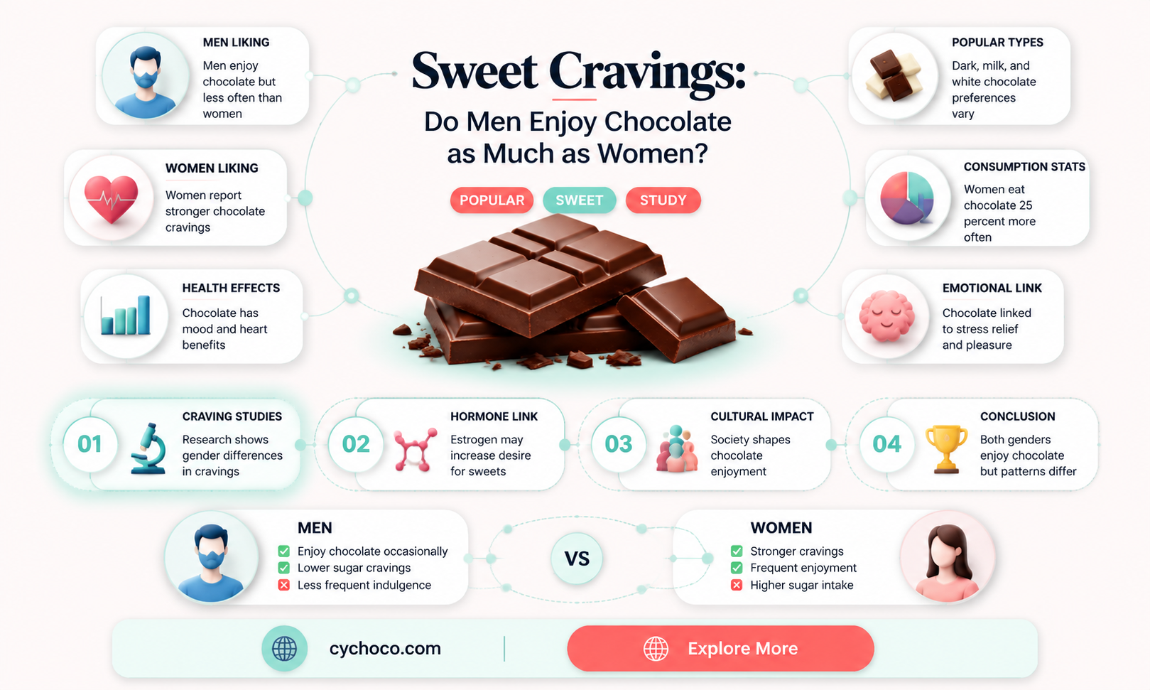 do men like chocolate as much as women