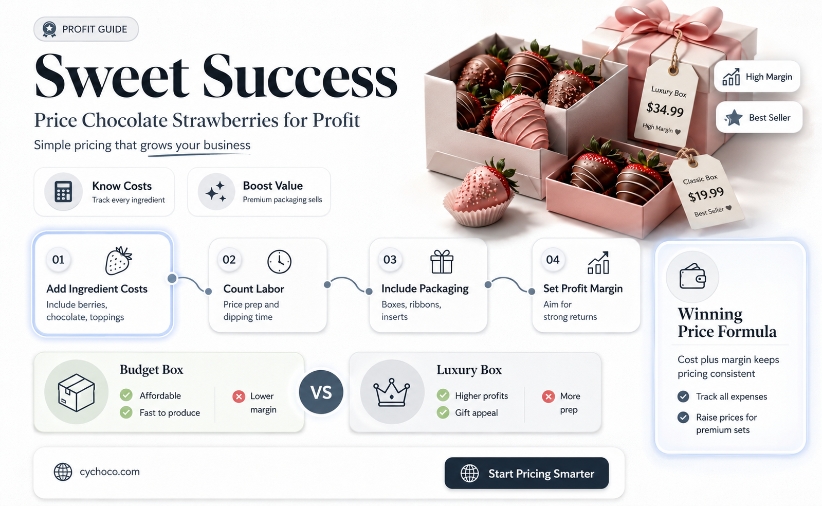 how to price chocolate covered strawberries