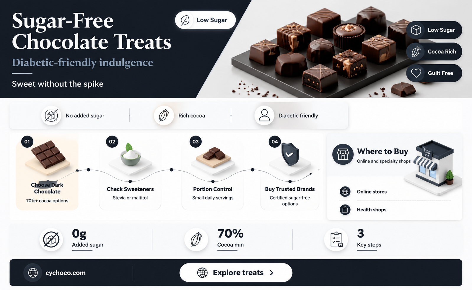 where to buy diabetic chocolate