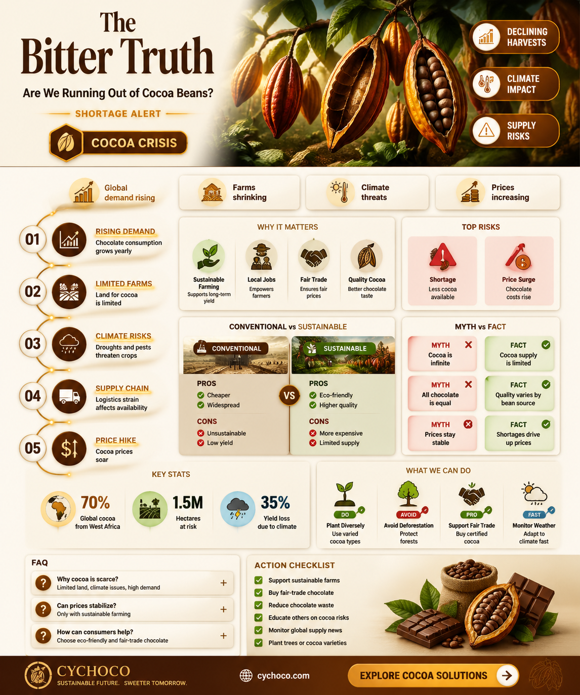 are we running out of cocoa beans