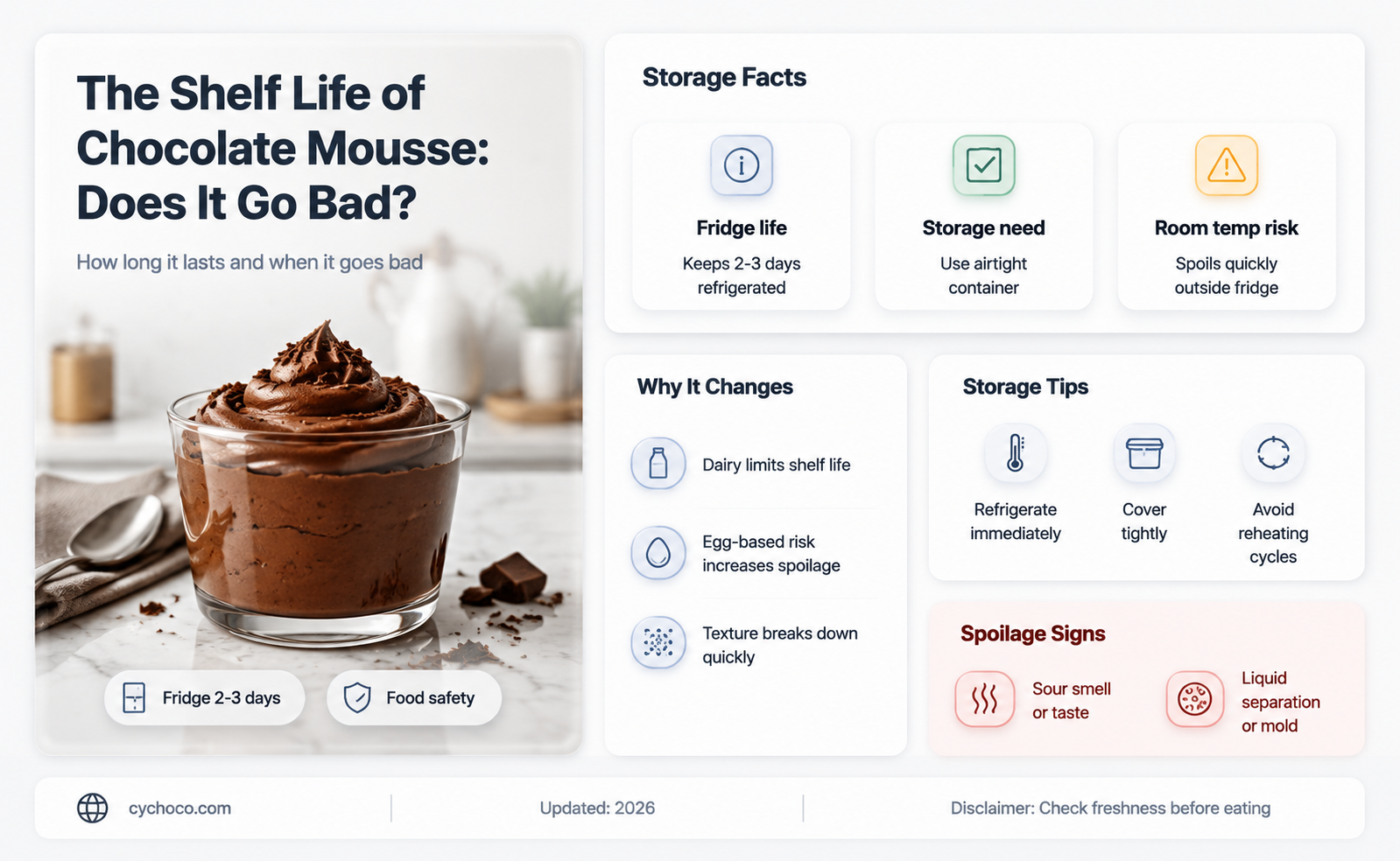 does chocolate mouse go bad