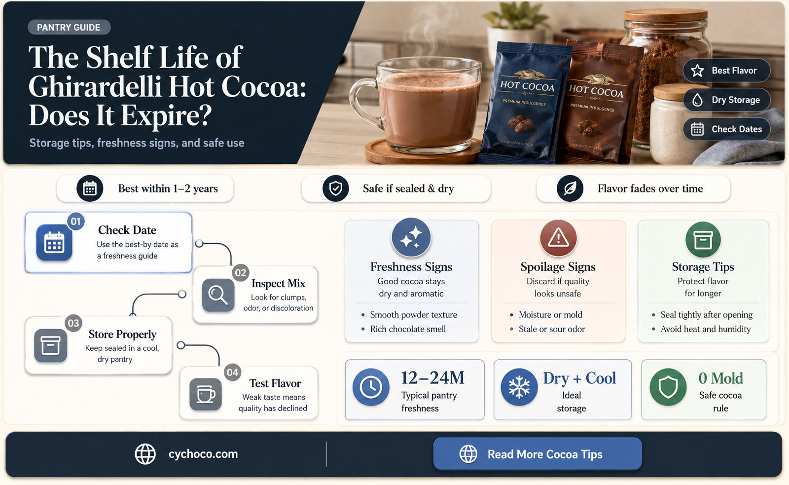 does ghirardelli hot cocoa expire