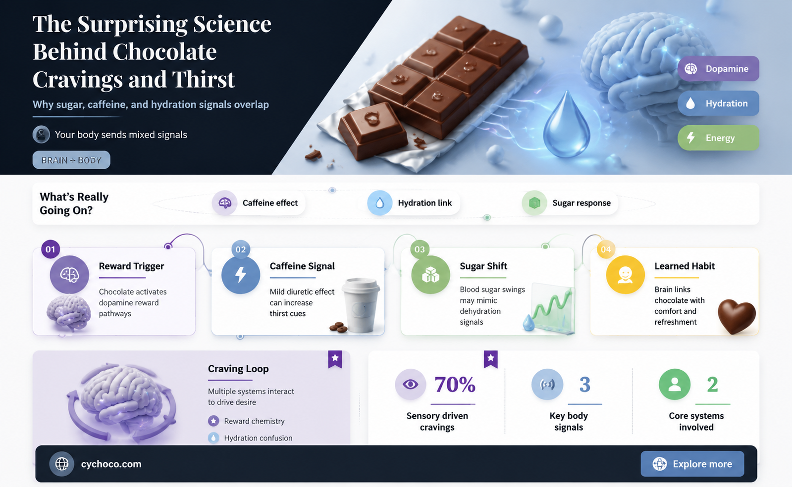 why does chocolate make me thirsty