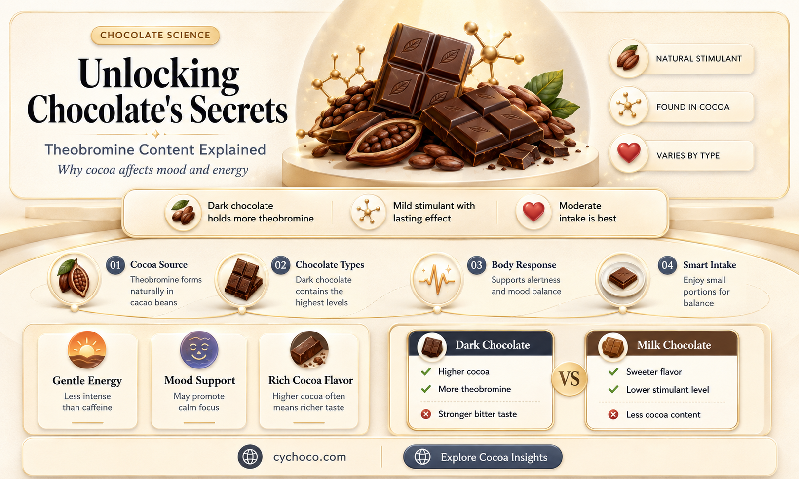 how much theobromine is in chocolate