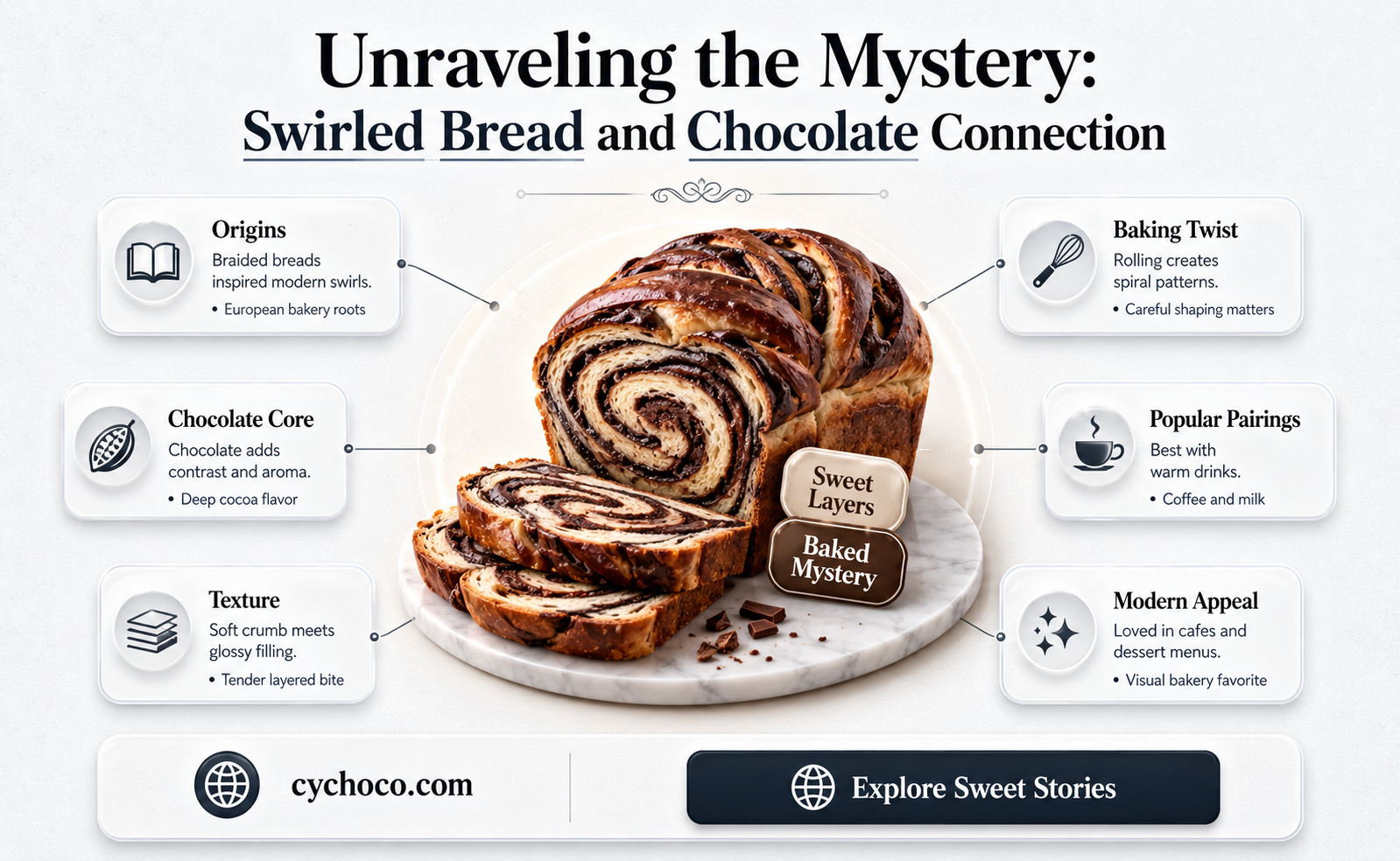 does swirled bread use chocolate