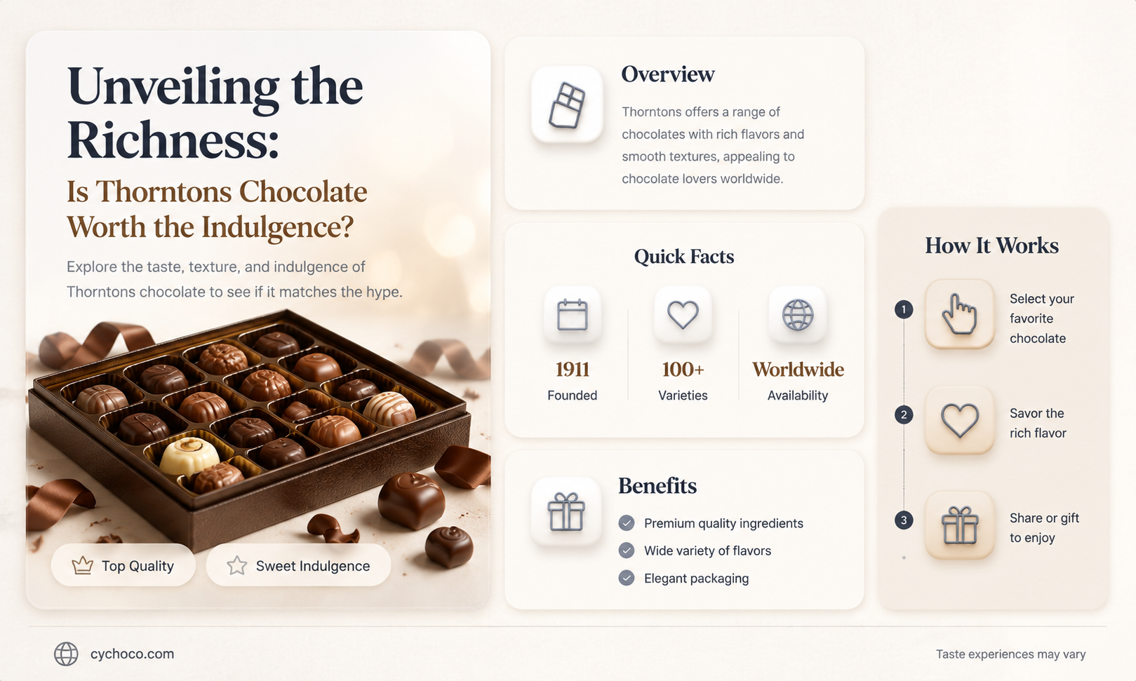 is thorntons chocolate good