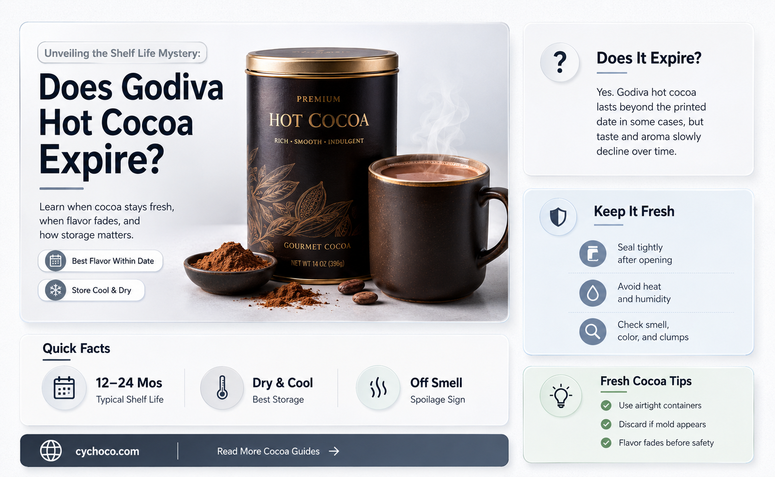 does godiva hot cocoa expire