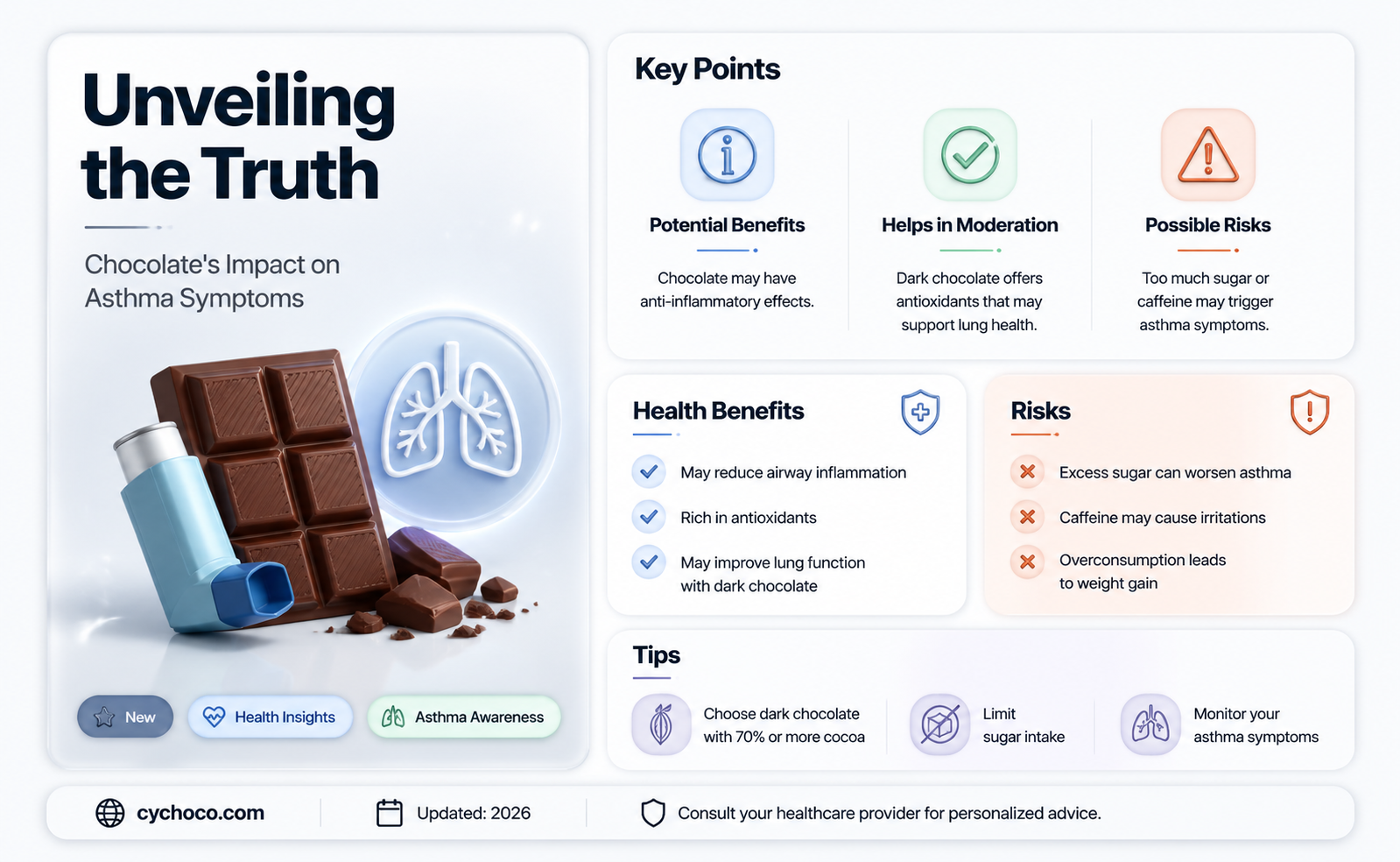 does chocolate bad for asthma