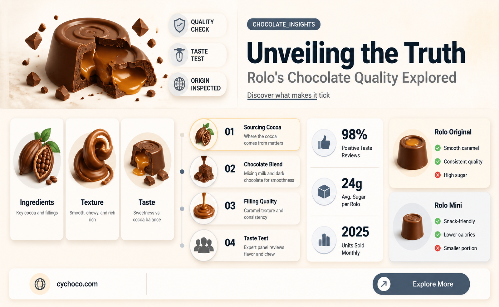 does rolo use the cheapest chocolate