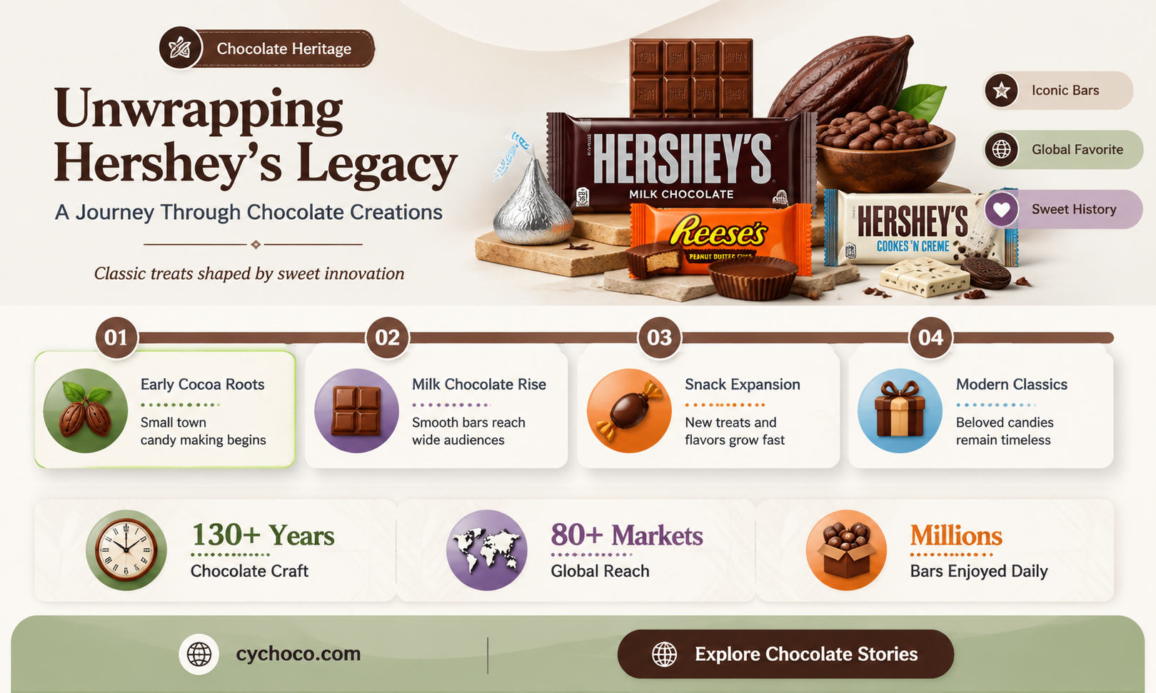 what chocolate is made by hershey
