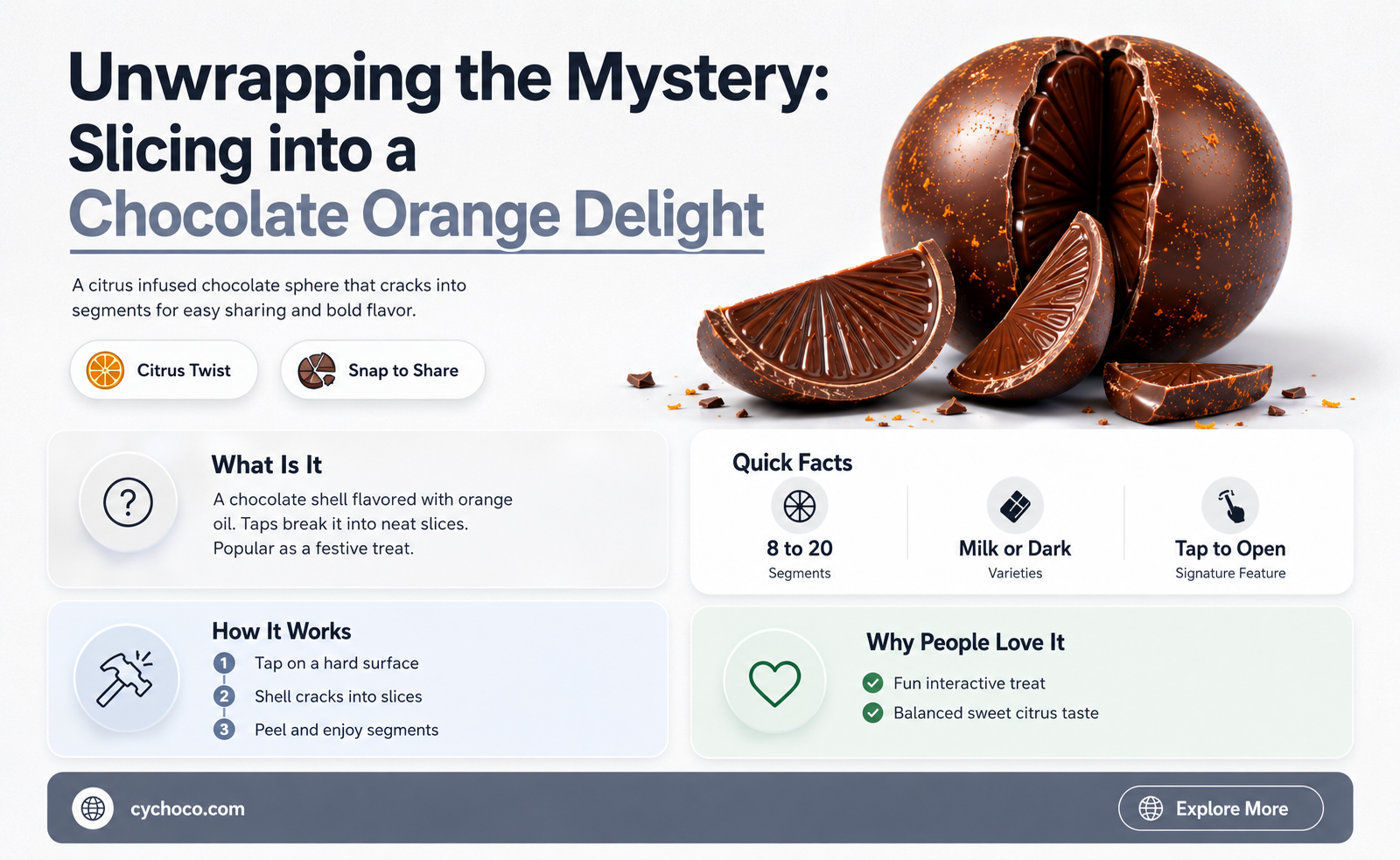 how many slices in a chocolate orange
