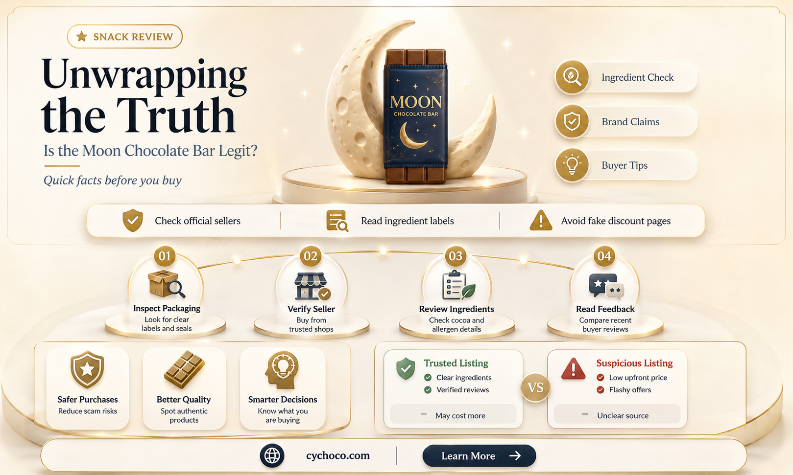 is moon chocolate bar legit