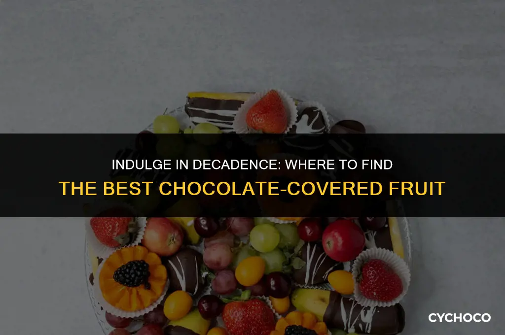 were to buy chocolate covered friut