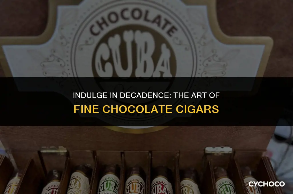what a good chocolate cigars