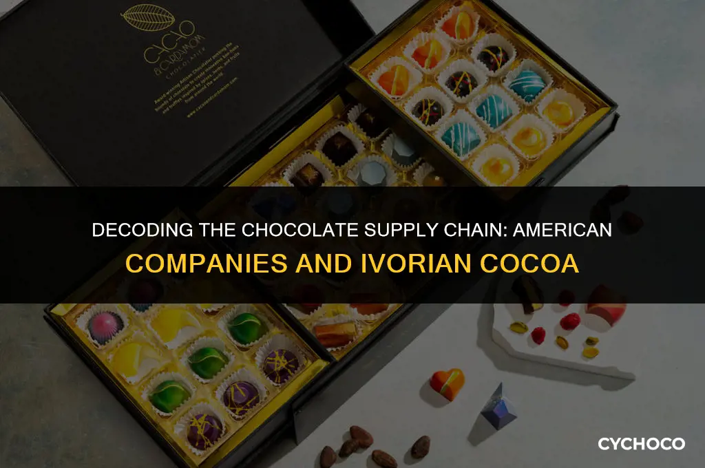 what american companies use ivorian cocoa in their chocolate bars