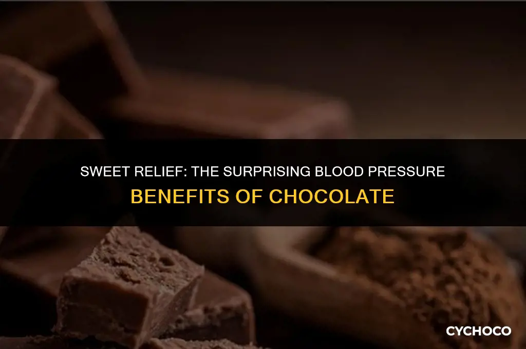what amount of chocolate is good for blood pressure