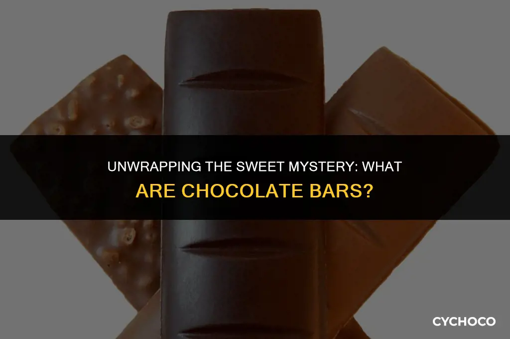 what are chocolate bars