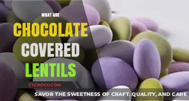 Delicious and Nutritious: Chocolate-Covered Lentils Unveiled