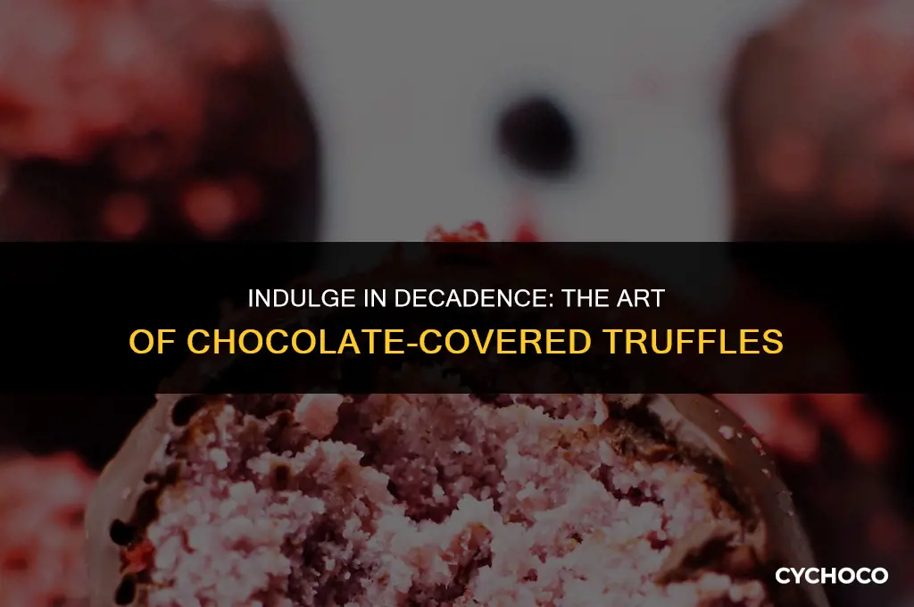 what are chocolate covered truffles