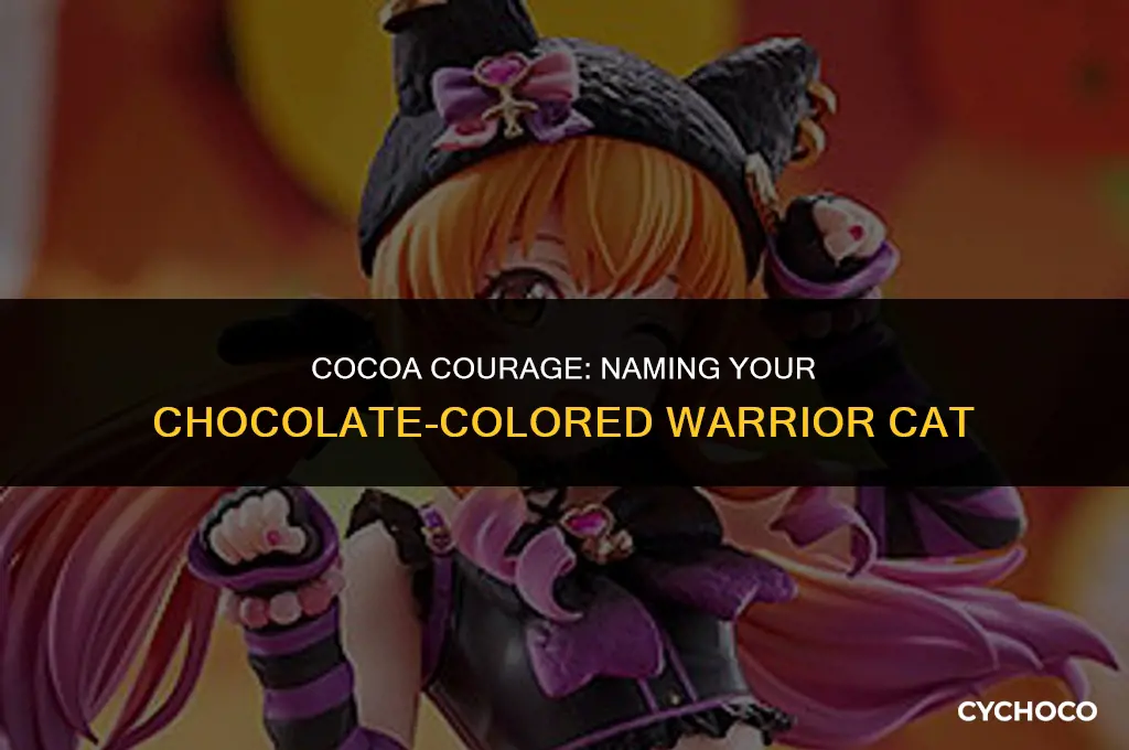 what are good names for a chocolate colored warrior cat