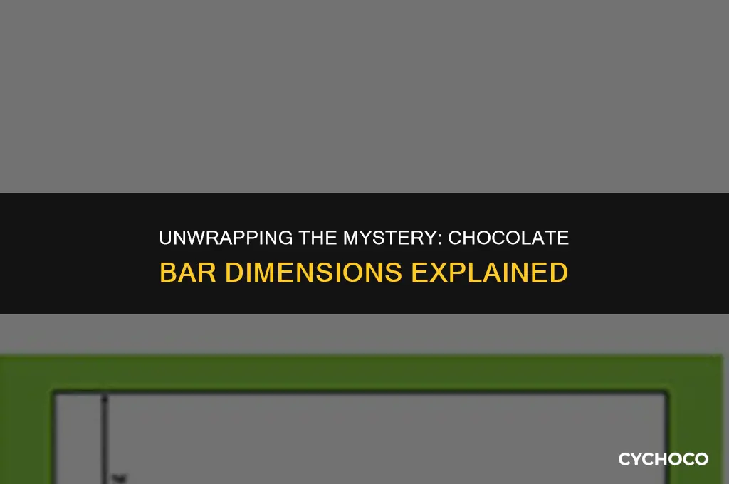 what are the dimensions of a chocolate bar