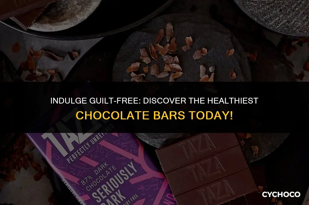 what are the healthiest chocolate bars