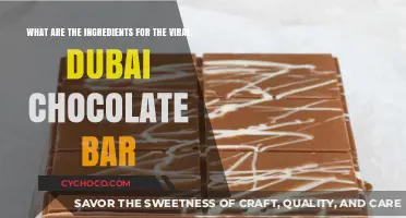 Unveiling the Secret Recipe: Dubai's Viral Chocolate Bar Ingredients Revealed