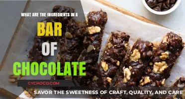 Unwrapping the Sweet Mystery: Ingredients in a Bar of Chocolate