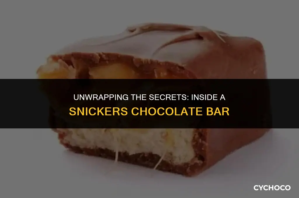 what are the ingredients in making a snicker chocolate bar