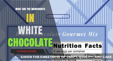 Unveiling the Sweet Mystery: What's Inside White Chocolate?