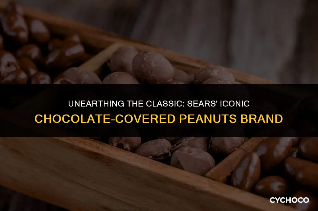 what brand of chocolate covered peanuts did sears have
