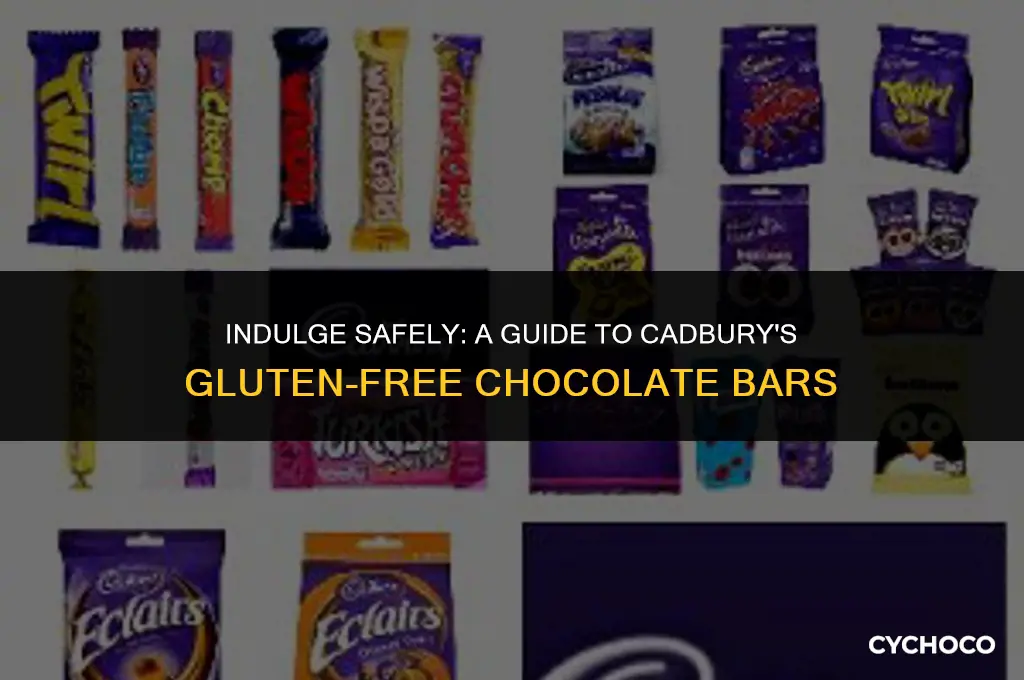 what cadbury chocolate bars are gluten free