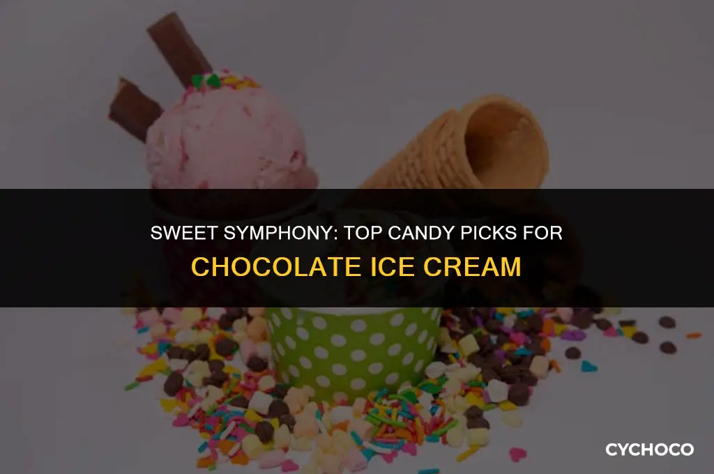 what candy goes good in chocolate icecream