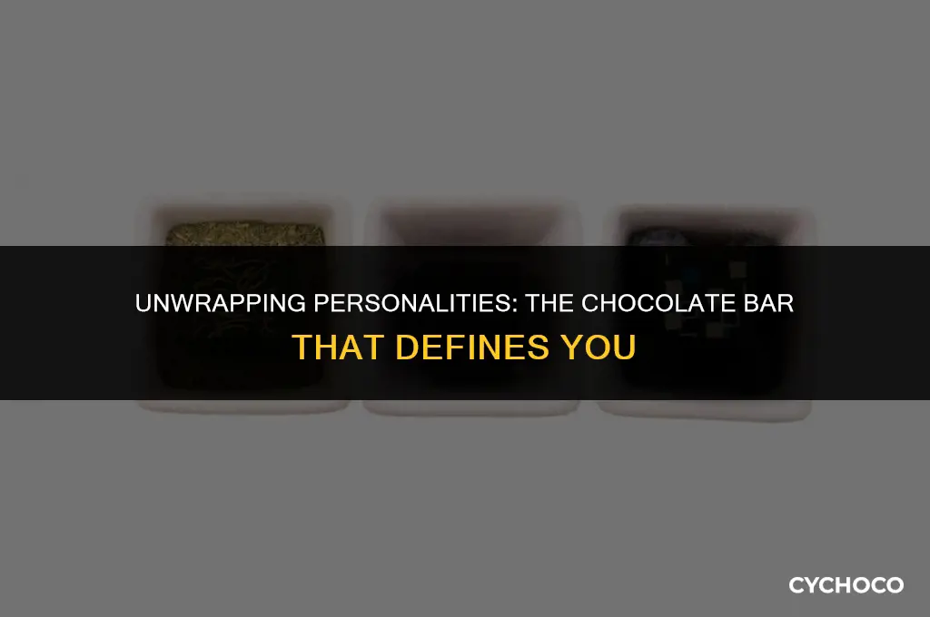 what chocolate bar best describes you